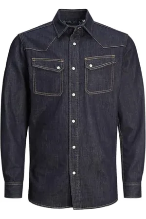 JACK & JONES JACK&JONES Herren JJIRENO JJSHIRT MF 241 Jeanshemd, , M