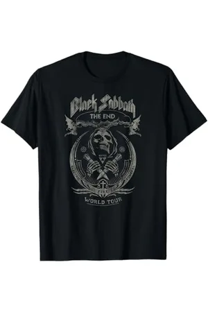 Black Sabbath Ikonische The End World Tour Grafik T-Shirt