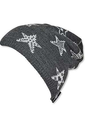 Sterntaler Unisex Baby Strickmütze Sterne Mütze, Anthrazit Mel, 53
