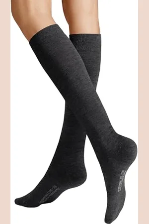 Hudson Damen Kniestrümpfe Relax Woolmix Clima druckfreier Bund 39-42