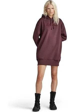 G-Star Flock Hooded Sweater Dress