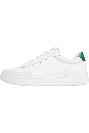 Tommy Hilfiger Herren Court Sneaker Basket Core Elegant, Weiß (Ecru), 44