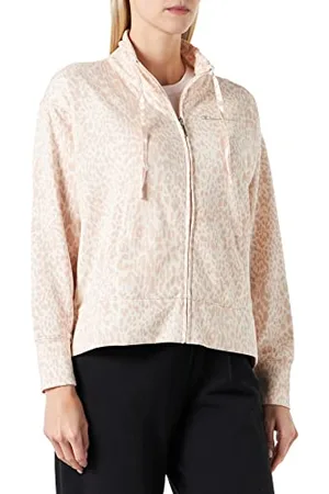 Champion Damen Legacy Easywear 2.0 All-Over-Print mit durchgehendem Reißverschluss Sweatshirt, , M