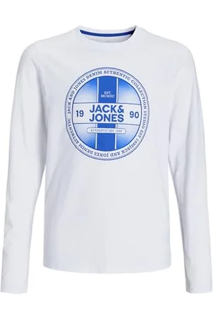 JACK&JONES JUNIOR Jungen Jjrio Tee Crew Neck Mni Langarmshirt, , 98 EU