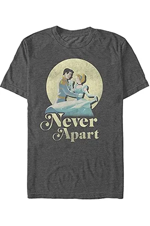 Disney Unisex Cinderella Never Apart Organic Short Sleeve T-shirt, , M