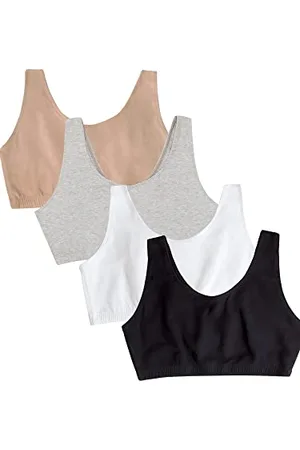 Fruit Of The Loom Damen Built Up Tank Style Bra Value Pack Sport-BH, Undurchsichtige, , 100 (4er