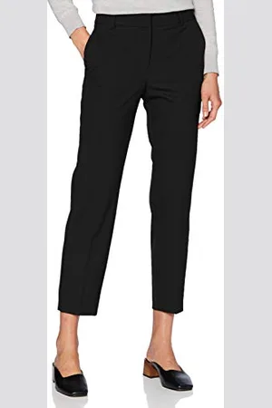 SELECTED Damen Slfria Mw Cropped Pant Black Noos, , 34