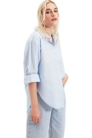 Trendyol Damen Loss Fit Shirt, , 42 EU
