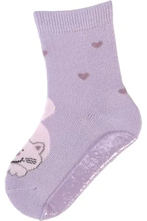 Sterntaler Fli Fli AIR Katze - Fliesen Flitzer für Mädchen - Stoppersocken mit rutschfester Sohle - Fliesensocken mit Motiven - , 28