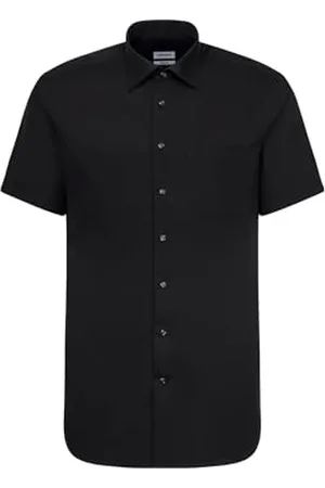 Seidensticker Herren Business-Hemd - Regular Fit - Bügelfrei - Kent-Kragen - Kurzarm - 100% Baumwolle