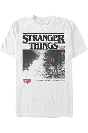 Stranger Things Unisex Upside Photo Organic Short Sleeve T-shirt T-Shirt, , XXL
