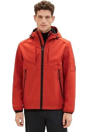 TOM TAILOR Herren Softshell-Jacke mit Kapuze, , S