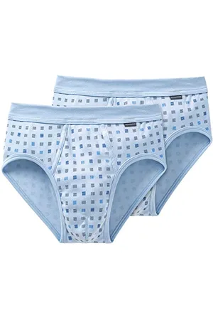 Schiesser Herren 2 Pack Sportslip Mit Eingriff - Essentials Slip, , 5/ M EU