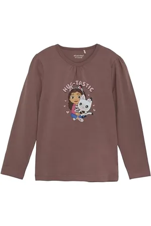 Minymo Mädchen Langarm T-Shirt mit Gabby´S Dollhouse Druck