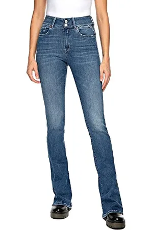 Replay Damen Newluz Flare Jeans, , 31W / 34L EU