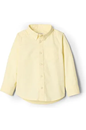 Amazon X Sofia Grainge Baby Jungen Elastisches Oxford-Hemd mit Kragen, , 24 Monate