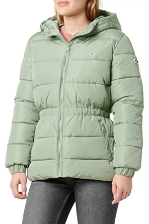 Tommy Hilfiger Damen DW0DW12058 Wattierte Jacken, , Grün, XXS