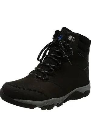 Merrell Herren Thermo Fractal MID WP Walking Shoe, Black, 42 EU