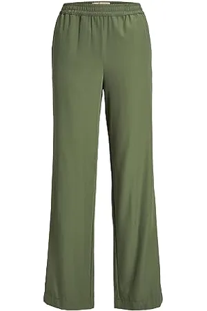JJXX Damen JXPOPPY Regular HW Pant NOOS Hose, Four Leaf Clover, XS/32L