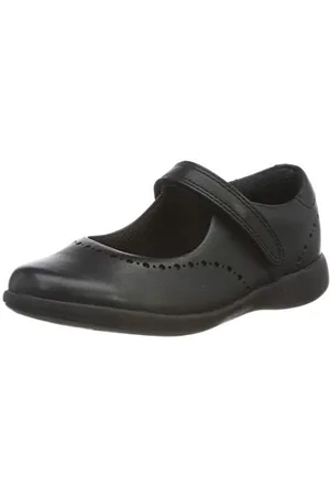 Clarks Mädchen Geschlossene Ballerinas, Schwarz , 32.5 EU