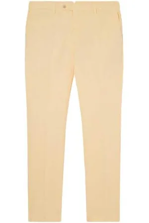 Hackett Essential Poplin Chec Hose für Herren, Gelb (Soft Yellow), 34 W/32 L