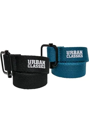 Urban classics Unisex UCK4294-Industrial Canvas Kids 2-Pack Belt, , one Size