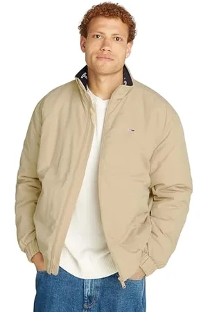 Tommy Hilfiger Herren Jacke Essential Padded Jacket mit Reißverschluss, (Gentle Gold), L