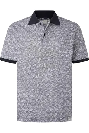 Pepe Jeans Herren Hayley Polo, Blau (Dulwich Blue), L