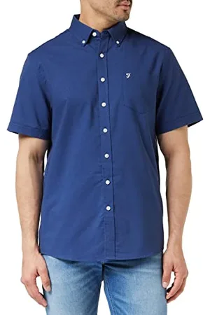 Farah Herren Drayton Oxford Baumwolle Hemd, , L