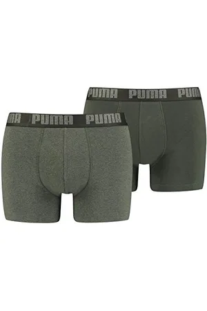 PUMA Herren Boxer Unterwäsche, Grün, XXL (2er Pack)