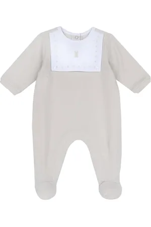 chicco Baby Strampler/Stramplerin, mit bequemer Frontöffnung mit Knöpfen, aus weicher Baumwolle, maschinenwaschbar, Babykleidung 0-24 Monate, Entworfen in Italien