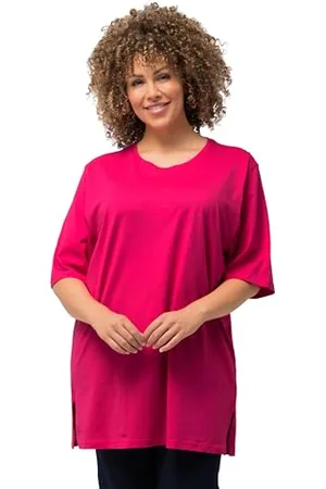Ulla Popken Damen, große Größen, Basic-Shirt, Rundhals 62-64