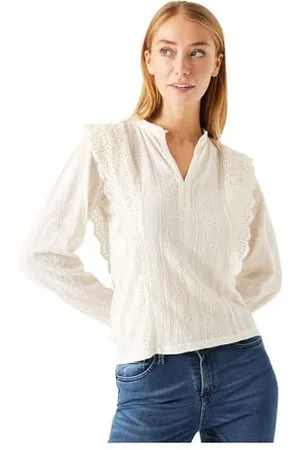 Garcia Damen Shirt Long Sleeve Bluse, , X-Large
