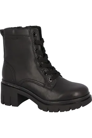 TOM TAILOR Damen 6390410003 Mode-Stiefel, Black, 37 EU
