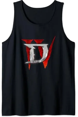Diablo IV Video Game Official Logo Simplified Tank Top