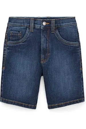 TOM TAILOR Jungen Kinder Bermuda Jeans Shorts 1035696, Blau, 98