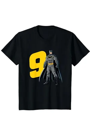 Batman Kinder Super Hero 9th Birthday T-Shirt