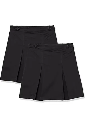 Amazon Mädchen Uniform-Skortröcke, 2er-Pack, , 6-7 Jahre Slim