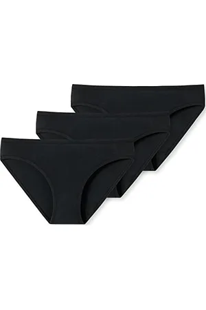 Schiesser Mädchen 3 Pack Slips - 95/5 Organic Bio Baumwolle Größe 140 Bis 176 Unterwäsche, , 152 EU