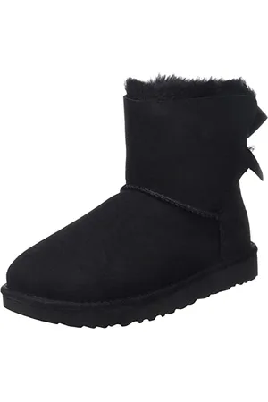 UGG Damen Mini Bailey Bow Ii Schlupfstiefel, (Black), 38 EU (5 UK)