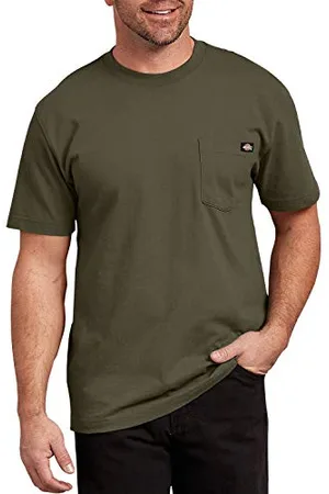 Dickies Herren Heavyweight Crew Neck Short Sleeve Tee T-Shirt, Militär, Grün, 3X-Large Groß