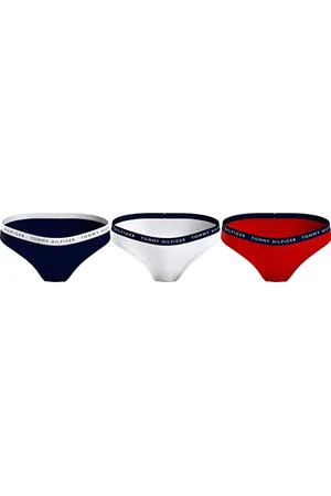 Tommy Hilfiger Damen Slips Unterwäsche, Mehrfarbig , S