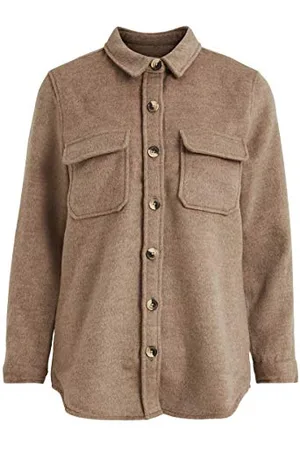 Object Female Jacke Oversize Wollmischfaser Objvera Owen L/S Jacket Noos 40