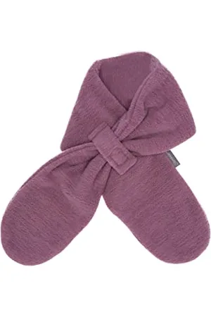 Sterntaler Baby Unisex Melange Schal - Kinderschal aus Recyceltem Microfleece - Lila, 70