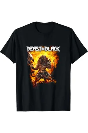 Beast In Black Herren Damen T-Shirt Crew-Ausschnitt Klassisch Standardlänge Polyester 100% S