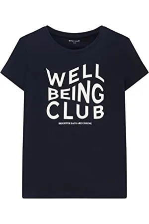 TOM TAILOR Mädchen Kinder T-Shirt mit Print 1035117, Blau, 128