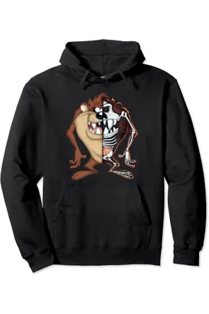 LOONEY TUNES Taz Half Skeleton Pullover Hoodie