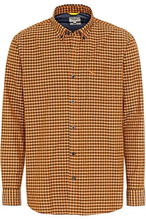 Camel Active Herren Karohemd aus Reiner Baumwolle Menswear-M
