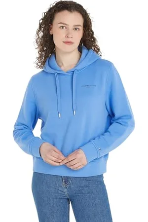 Tommy Hilfiger Damen Hoodie 1985 Rlx Mini Corp Logo Hoodie mit Kapuze, , XS