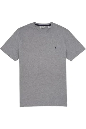 Original Penguin Original Pengun Herren Small Embroidered Logo T-Shirt, , XXL